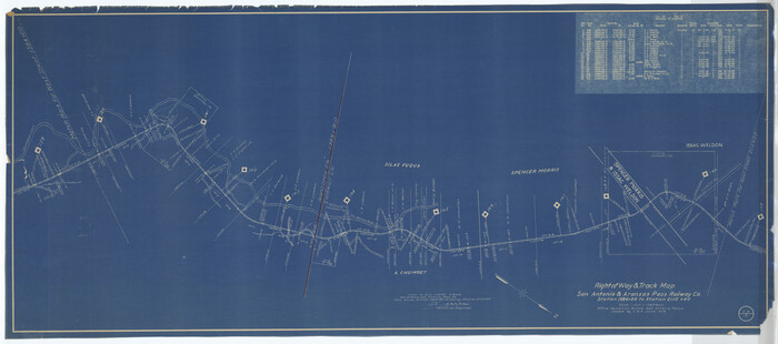 64026, Right of Way & Track Map San Antonio & Aransas Pass Railway Co., General Map Collection