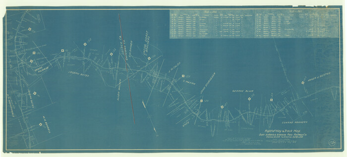 64027, Right of Way & Track Map San Antonio & Aransas Pass Railway Co., General Map Collection
