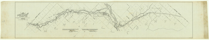 64034, Location of the Southern Kansas Railway of Texas through Hemphill County, Texas, General Map Collection
