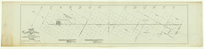 64035, Location of the Southern Kansas Railway of Texas, Carson County, Texas, General Map Collection
