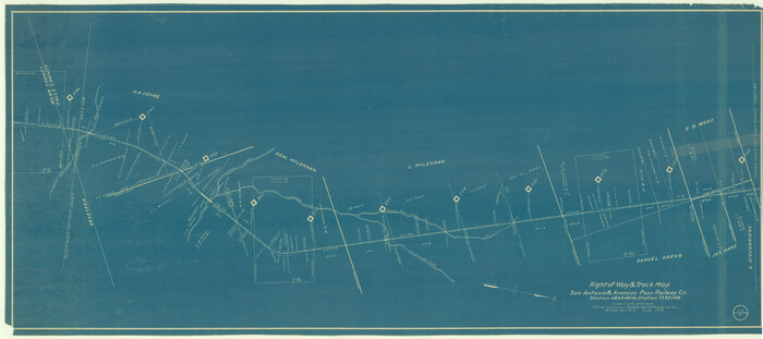 64038, Right of Way & Track Map San Antonio & Aransas Pass Railway Co., General Map Collection
