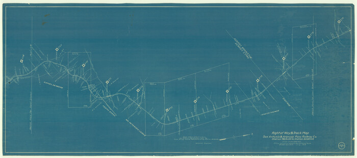 64040, Right of Way & Track Map San Antonio & Aransas Pass Railway Co., General Map Collection