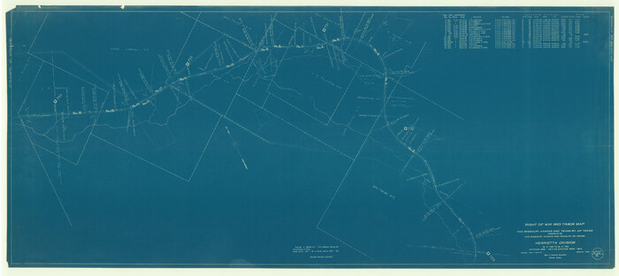 64067, Right of Way and Track Map, The Missouri, Kansas and Texas Ry. of Texas operated by the Missouri, Kansas and Texas Ry. of Texas, Henrietta Division, General Map Collection