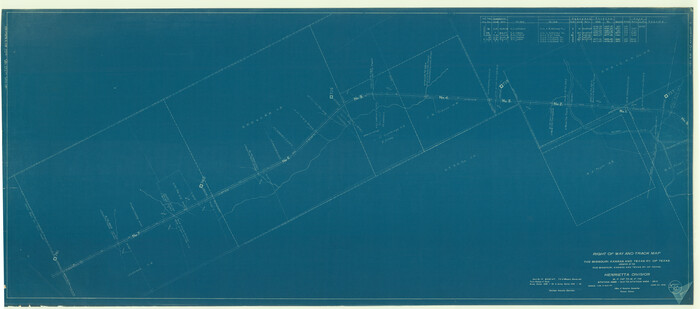 64069, Right of Way and Track Map, The Missouri, Kansas and Texas Ry. of Texas operated by the Missouri, Kansas and Texas Ry. of Texas, Henrietta Division, General Map Collection