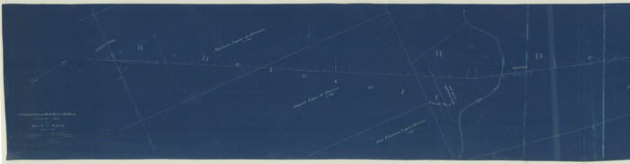 64075, St. Louis, Brownsville & Mexico Railway Location Map from Mile 0 to Mile 20, General Map Collection