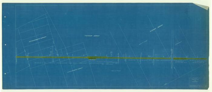 64110, [Beaumont, Sour Lake and Western Ry. Right of Way and Alignment - Frisco], General Map Collection