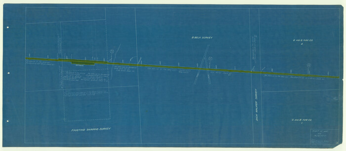 64115, [Beaumont, Sour Lake and Western Ry. Right of Way and Alignment - Frisco], General Map Collection