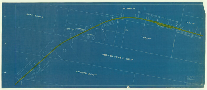 64119, [Beaumont, Sour Lake and Western Ry. Right of Way and Alignment - Frisco], General Map Collection