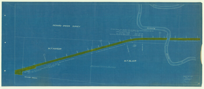 64121, [Beaumont, Sour Lake and Western Ry. Right of Way and Alignment - Frisco], General Map Collection
