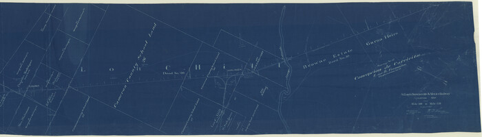 64168, St. Louis, Brownsville & Mexico Railway Location Map from Mile 100 to Mile 120, General Map Collection