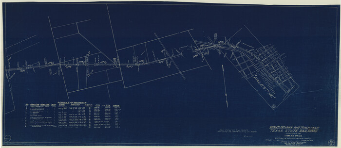 64178, Right-of-Way and Track Map, Texas State Railroad operated by the T. and N. O. R.R. Co., General Map Collection