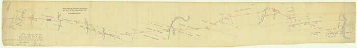 64179, Map showing connection of land-lines with M. & P. E. Ry. through Uvalde Co., General Map Collection