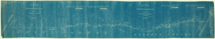 64182, Location of the Southern Kansas Railway of Texas, General Map Collection