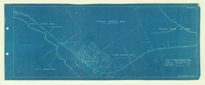 64191, [Galveston, Harrisburg & San Antonio Railroad from Cuero to Stockdale], General Map Collection