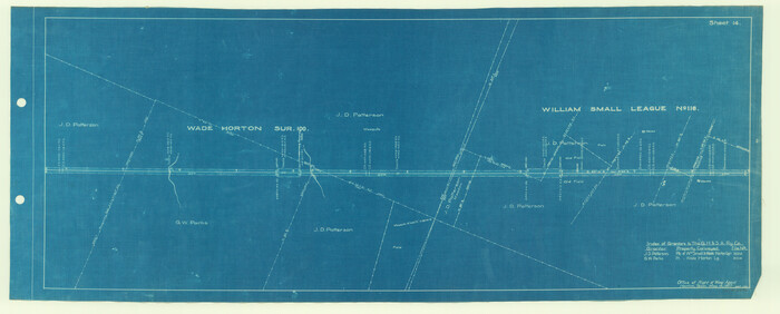 64196, [Galveston, Harrisburg & San Antonio Railroad from Cuero to Stockdale], General Map Collection