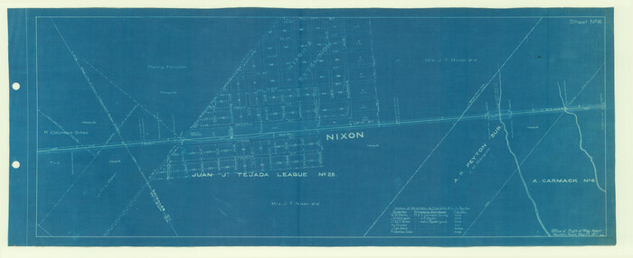 64198, [Galveston, Harrisburg & San Antonio Railroad from Cuero to Stockdale], General Map Collection