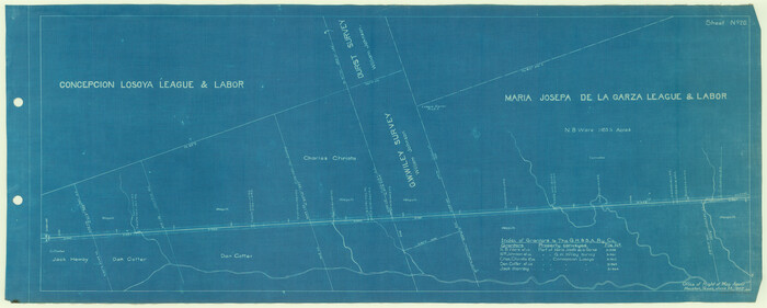 64202, [Galveston, Harrisburg & San Antonio Railroad from Cuero to Stockdale], General Map Collection