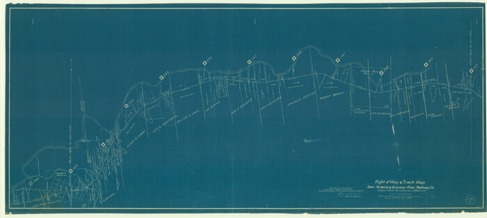 64213, Right of Way & Track Map, San Antonio & Aransas Pass Railway Co., General Map Collection
