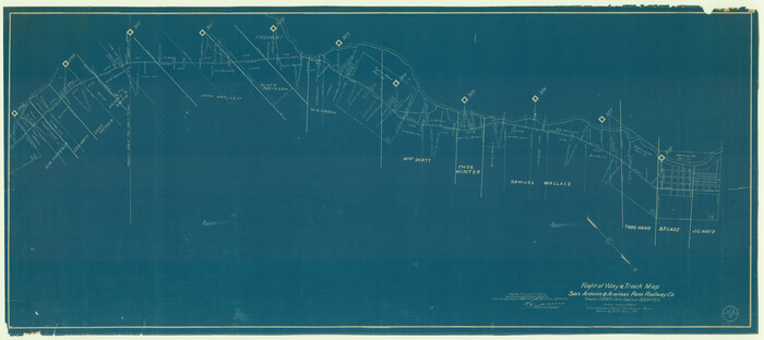 64214, Right of Way & Track Map, San Antonio & Aransas Pass Railway Co., General Map Collection