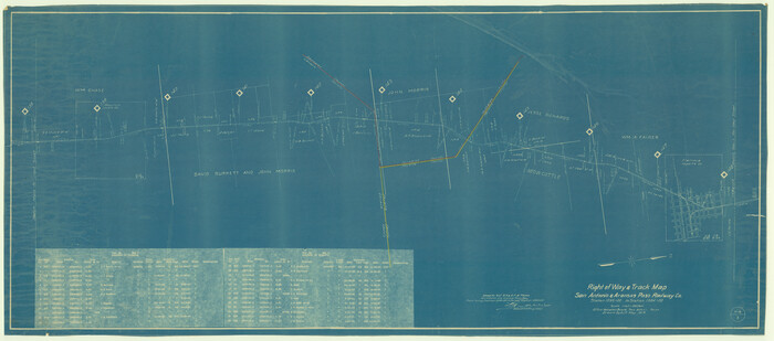 64215, Right of Way & Track Map, San Antonio & Aransas Pass Railway Co., General Map Collection