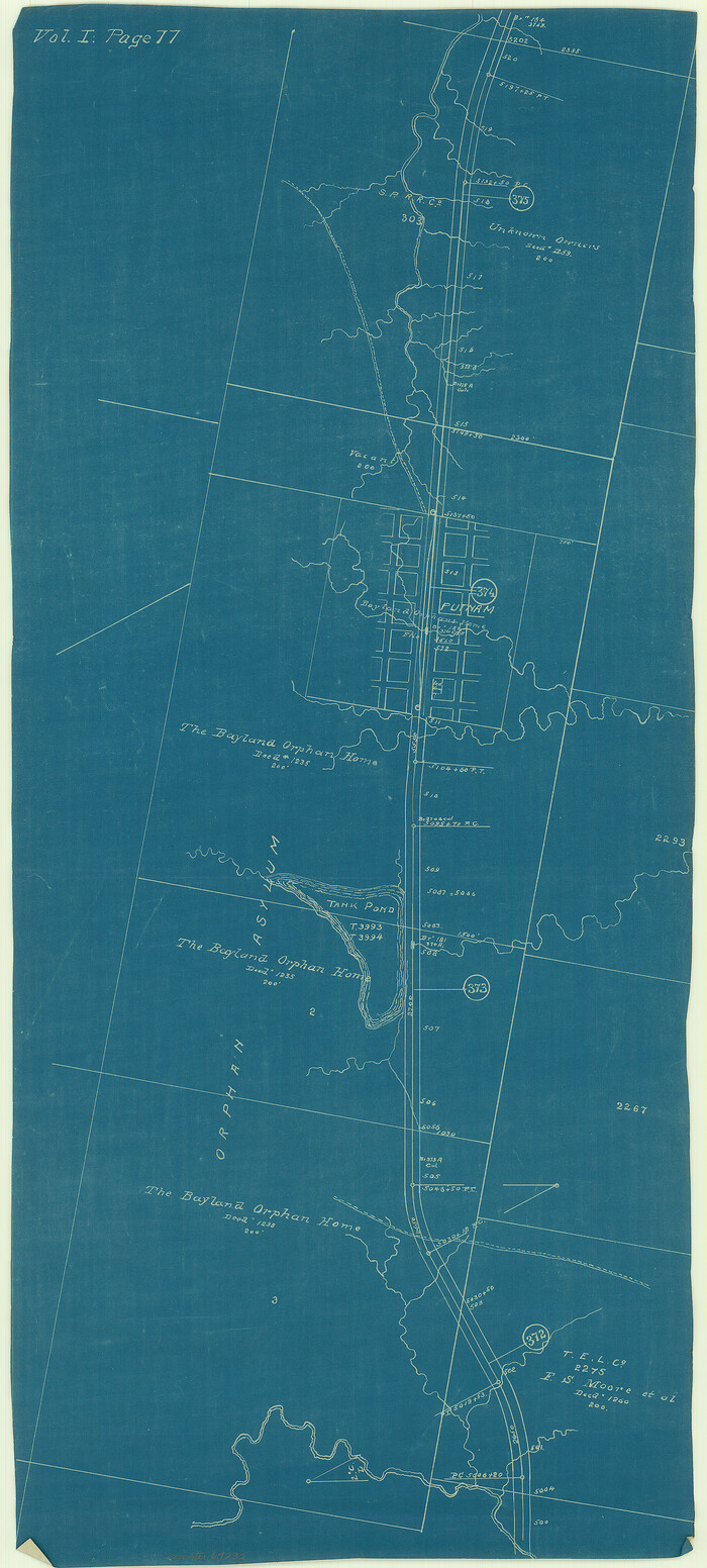 64232, [Texas & Pacific Railway through Callahan County], General Map Collection