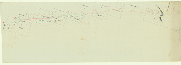 64255, [Map showing S. A. & A. P. Ry. from San Antonio to Kendall County line], General Map Collection