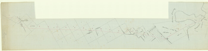 64256, [San Antonio & Aransas Pass R.R. Right of Way from Eagle Lake to Brazos River], General Map Collection