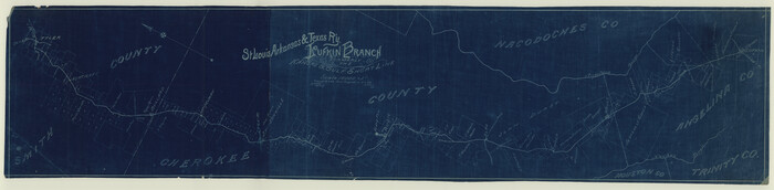 64271, St. Louis, Arkansas & Texas R'y, Lufkin Branch, Formerly the Kansas & Gulf Short Line, General Map Collection