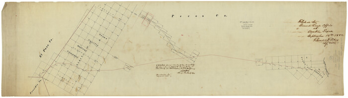 64282, Texas & Pacific R. R. through Pecos-Presidio Counties, General Map Collection