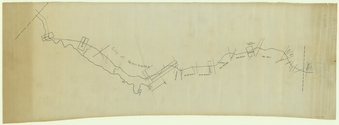 64288, [San Antonio & Aransas Pass Through Gonzales County], General Map Collection