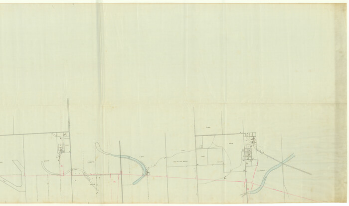 64348, [Map of the Location Survey of the Hearne & Brazos Valley Railroad], General Map Collection