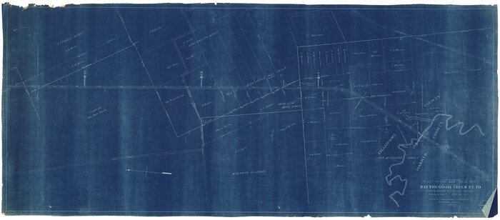 64368, Right of Way and Track Map, Dayton-Goose Creek Ry. Co., Station 612+40 to Station 792+00, General Map Collection
