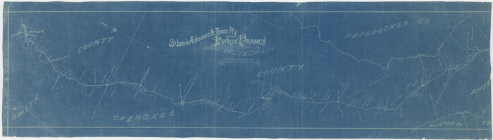 64371, [Cotton Belt] St. Louis Arkansas & Texas R'y, Lufkin Branch, Formely the Kansas & Gulf Short Line, General Map Collection