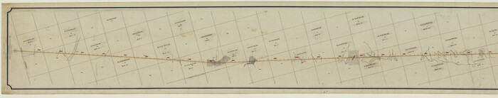 64424, Right of Way Map Fort Worth & Denver City Railroad through Hardeman County, General Map Collection