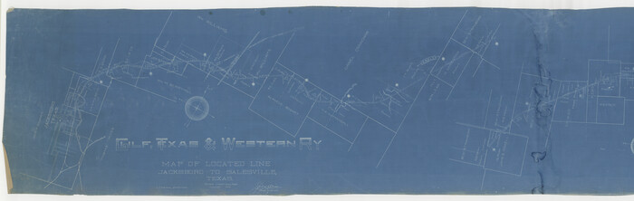 64440, Gulf, Texas & Western Railway, General Map Collection