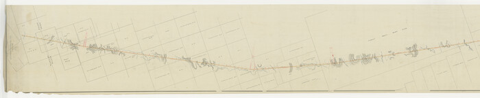 64454, Map of the Fort Worth & Denver City Railway, Wichita County, Texas, General Map Collection