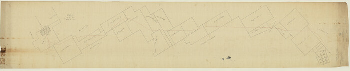 64460, Map of Houston & Overton Branch Railroad, General Map Collection