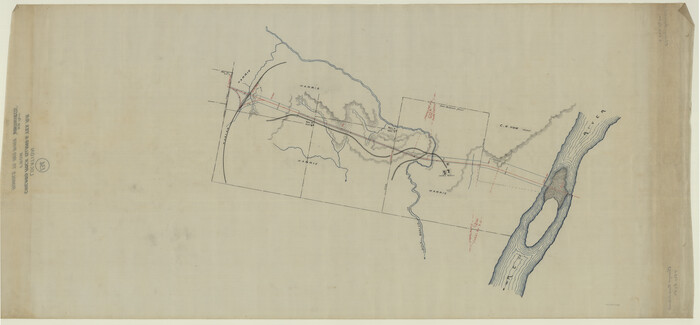 64473, Location Map of Chicago, Rock Island & Texas Railroad, General Map Collection