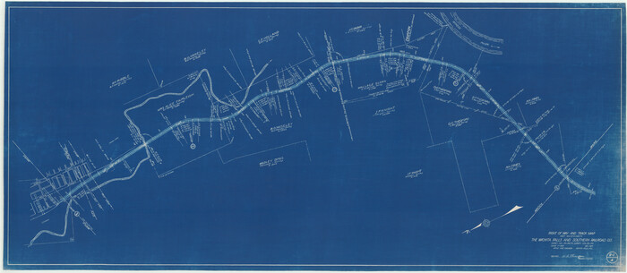 64517, Right of Way and Track Map of The Wichita Falls & Southern Railroad Company, General Map Collection