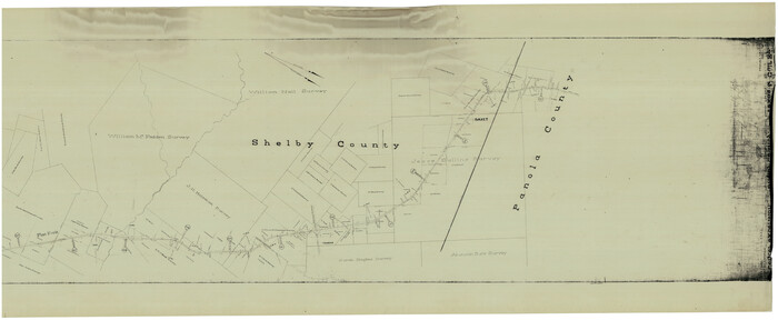 64569, [T. & G. Ry. Main Line, Texas, Right of Way Map, Center to Gary], General Map Collection
