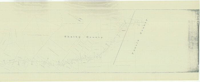 64569, [T. & G. Ry. Main Line, Texas, Right of Way Map, Center to Gary], General Map Collection