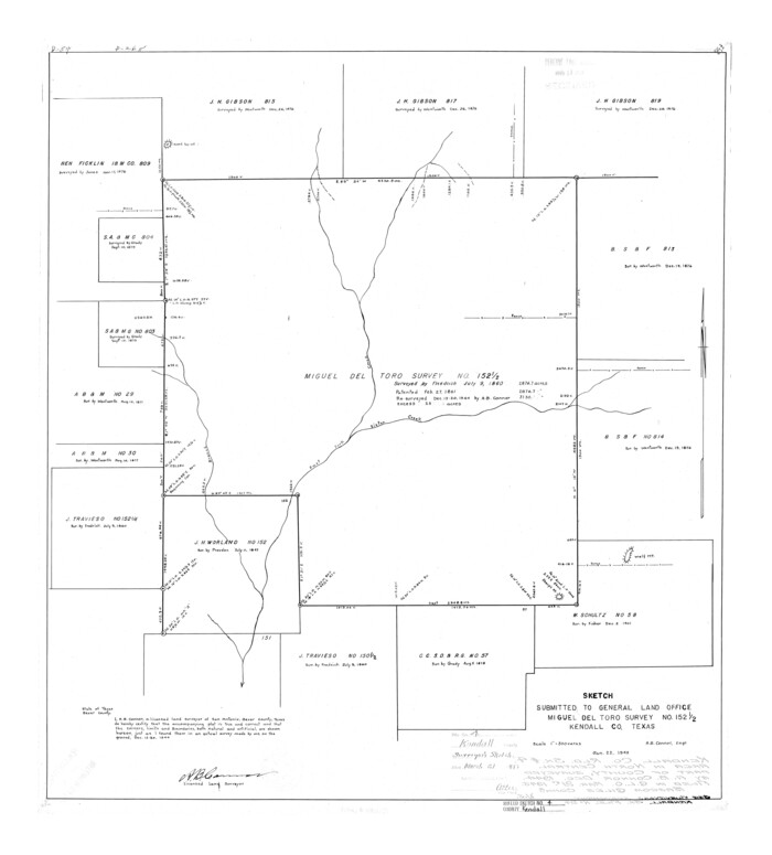 6457, Kendall County Rolled Sketch 4, General Map Collection