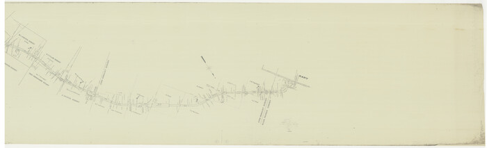 64572, [T. & G. Ry. Main Line, Texas, Right of Way Map, Center to Gary], General Map Collection