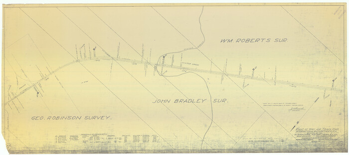 64595, Right of Way and Track Map International & Gt. Northern Ry. operated by the International & Gt. Northern Ry. Co., Gulf Division, Columbia Branch, General Map Collection