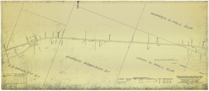 64598, Right of Way and Track Map International & Gt. Northern Ry. operated by the International & Gt. Northern Ry. Co., Columbia Branch, Gulf Division, General Map Collection