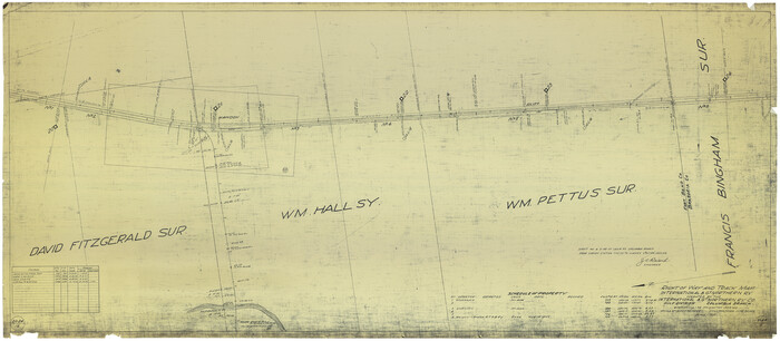 64601, Right of Way and Track Map International & Gt. Northern Ry. operated by the International & Gt. Northern Ry. Co., Gulf Division, Columbia Branch, General Map Collection