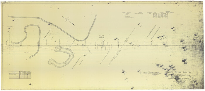 64605, Right-of-Way & Track Map, Houston and Brazos Valley Ry. Co. operated by the Houston and Brazos Valley Ry. Co., General Map Collection