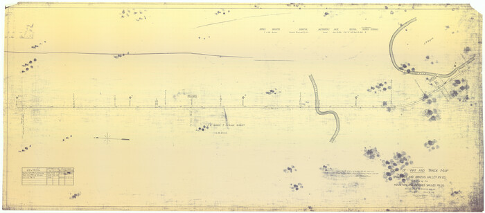 64606, Right-of-Way and Track Map, Houston and Brazos Valley Ry. Co. operated by the Houston and Brazos Valley Ry. Co., General Map Collection