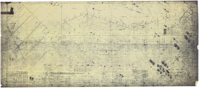 64608, Right-of-Way and Track Map, Houston and Brazos Valley Ry. Co. operated by the Houston and Brazos Valley Ry. Co., General Map Collection