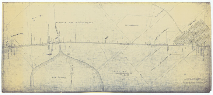 64614, Right of Way & Track Map, St. Louis, Brownsville & Mexico Ry. operated by St. Louis, Brownsville & Mexico Ry. Co., General Map Collection